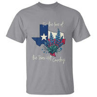 For the Love of the Texas Hill Country T Shirt Bluebonnet Floral Patriotic Flag - Wonder Print Shop
