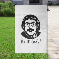 Funny Do It Lady Garden Flag Mustache Guy Meme Parody - Wonder Print Shop