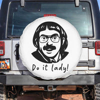 Funny Do It Lady Spare Tire Cover Mustache Guy Meme Parody - Wonder Print Shop