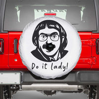 Funny Do It Lady Spare Tire Cover Mustache Guy Meme Parody - Wonder Print Shop