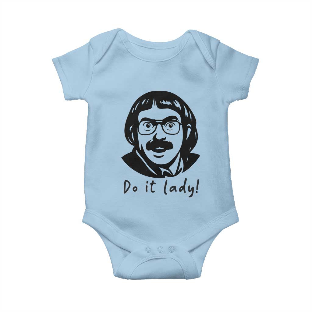 Funny Do It Lady Baby Onesie Mustache Guy Meme Parody - Wonder Print Shop