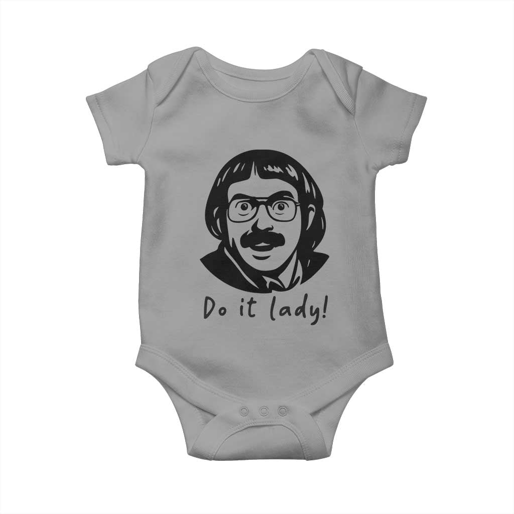 Funny Do It Lady Baby Onesie Mustache Guy Meme Parody - Wonder Print Shop