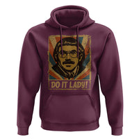 Funny Do It Lady Vintage Hoodie Retro 70s Mustache Guy Meme Parody - Wonder Print Shop