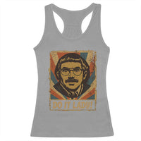 Funny Do It Lady Vintage Racerback Tank Top Retro 70s Mustache Guy Meme Parody - Wonder Print Shop