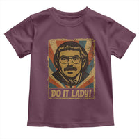 Funny Do It Lady Vintage Toddler T Shirt Retro 70s Mustache Guy Meme Parody - Wonder Print Shop