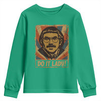 Funny Do It Lady Vintage Youth Sweatshirt Retro 70s Mustache Guy Meme Parody - Wonder Print Shop