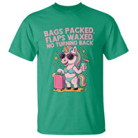 Funny Girls Trip Unicorn T Shirt Bags Packed Flaps Waxed No Turning Back Bikini Vacation Bachelorette - Wonder Print Shop