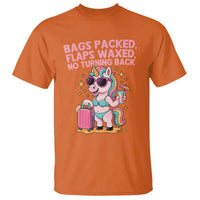 Funny Girls Trip Unicorn T Shirt Bags Packed Flaps Waxed No Turning Back Bikini Vacation Bachelorette - Wonder Print Shop