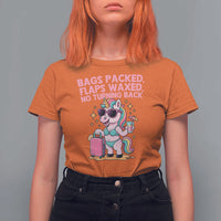 Funny Girls Trip Unicorn T Shirt For Women Bags Packed Flaps Waxed No Turning Back Bikini Vacation Bachelorette - Wonder Print Shop