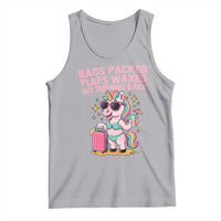 Funny Girls Trip Unicorn Tank Top Bags Packed Flaps Waxed No Turning Back Bikini Vacation Bachelorette - Wonder Print Shop
