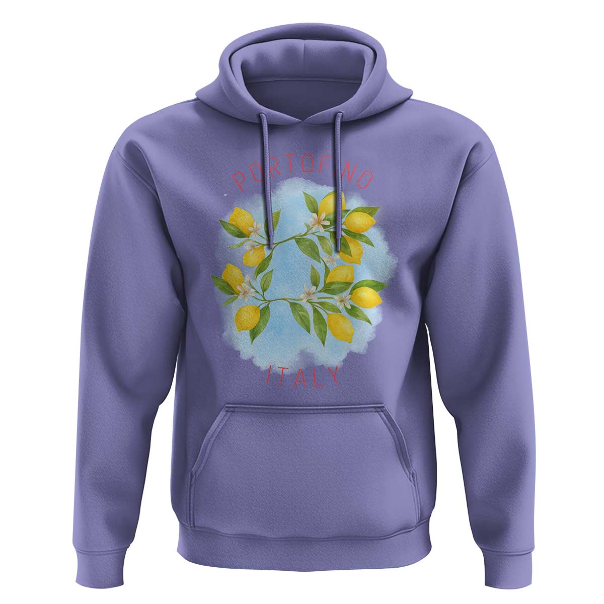 Portofino Italy Lemons Hoodie Vintage Coastal Europe Travel Summer Vibe Aesthetic - Wonder Print Shop
