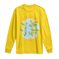 Portofino Italy Lemons Long Sleeve Shirt Vintage Coastal Europe Travel Summer Vibe Aesthetic - Wonder Print Shop