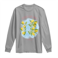 Portofino Italy Lemons Long Sleeve Shirt Vintage Coastal Europe Travel Summer Vibe Aesthetic - Wonder Print Shop