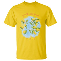Portofino Italy Lemons T Shirt Vintage Coastal Europe Travel Summer Vibe Aesthetic - Wonder Print Shop