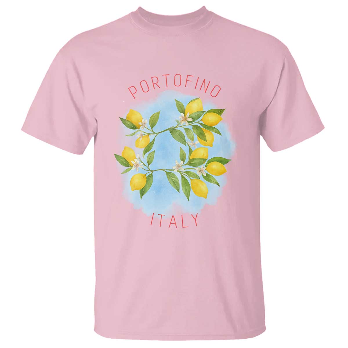 Portofino Italy Lemons T Shirt Vintage Coastal Europe Travel Summer Vibe Aesthetic - Wonder Print Shop