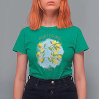 Portofino Italy Lemons T Shirt For Women Vintage Coastal Europe Travel Summer Vibe Aesthetic - Wonder Print Shop