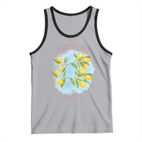 Portofino Italy Lemons Tank Top Vintage Coastal Europe Travel Summer Vibe Aesthetic - Wonder Print Shop