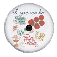 Il Mercato Italian Food Market Aesthetic Spare Tire Cover Summer Amalfi Coast La Dolce Vita TS02