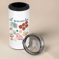 Il Mercato Italian Food Market Aesthetic 4 in 1 Can Cooler Tumbler Summer Amalfi Coast La Dolce Vita TS02