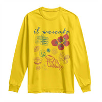 Il Mercato Italian Food Market Aesthetic Long Sleeve Shirt Summer Amalfi Coast La Dolce Vita TS02