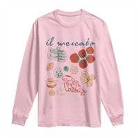 Il Mercato Italian Food Market Aesthetic Long Sleeve Shirt Summer Amalfi Coast La Dolce Vita TS02