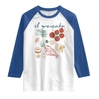 Il Mercato Italian Food Market Aesthetic Raglan Shirt Summer Amalfi Coast La Dolce Vita TS02