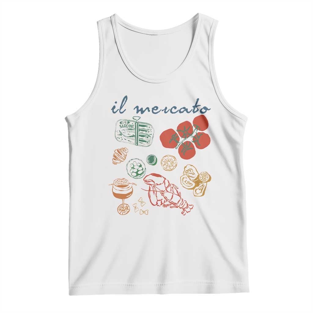 Il Mercato Italian Food Market Aesthetic Tank Top Summer Amalfi Coast La Dolce Vita TS02