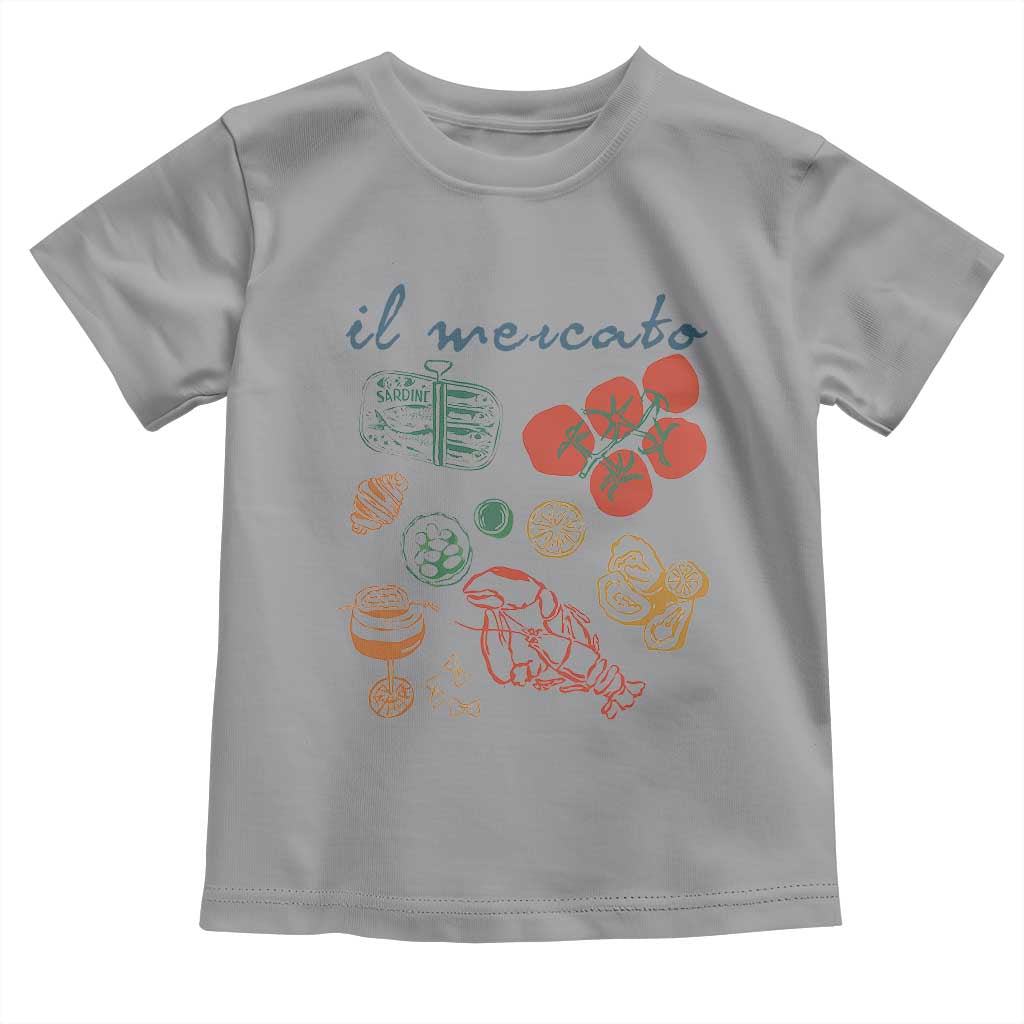Il Mercato Italian Food Market Aesthetic Toddler T Shirt Summer Amalfi Coast La Dolce Vita TS02