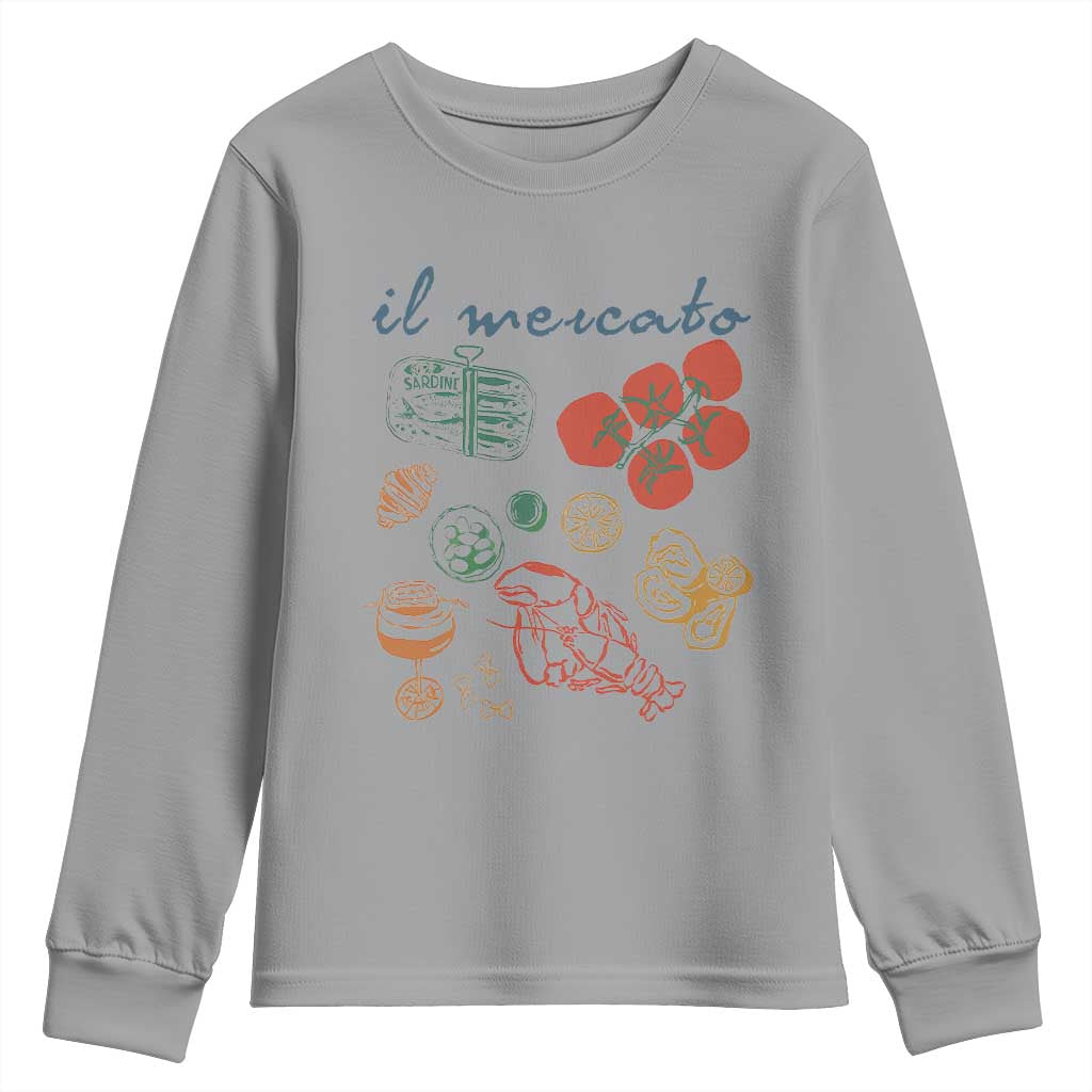 Il Mercato Italian Food Market Aesthetic Youth Sweatshirt Summer Amalfi Coast La Dolce Vita TS02