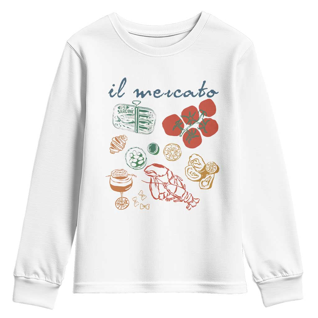 Il Mercato Italian Food Market Aesthetic Youth Sweatshirt Summer Amalfi Coast La Dolce Vita TS02