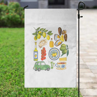 Italian Summer Scrapbook Garden Flag Limoncello Seafood Coastal Italy La Dolce Vita TS02