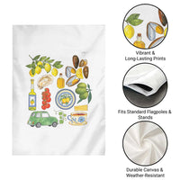 Italian Summer Scrapbook Garden Flag Limoncello Seafood Coastal Italy La Dolce Vita TS02