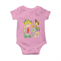 Italian Summer Scrapbook Baby Onesie Limoncello Seafood Coastal Italy La Dolce Vita TS02