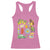 Italian Summer Scrapbook Racerback Tank Top Limoncello Seafood Coastal Italy La Dolce Vita - Wonder Print Shop