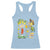 Italian Summer Scrapbook Racerback Tank Top Limoncello Seafood Coastal Italy La Dolce Vita - Wonder Print Shop
