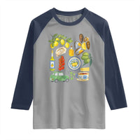 Italian Summer Scrapbook Raglan Shirt Limoncello Seafood Coastal Italy La Dolce Vita TS02