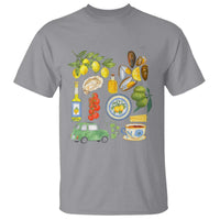Italian Summer Scrapbook T Shirt Limoncello Seafood Coastal Italy La Dolce Vita TS02