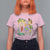 Italian Summer Scrapbook T Shirt For Women Limoncello Seafood Coastal Italy La Dolce Vita TS02