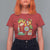 Italian Summer Scrapbook T Shirt For Women Limoncello Seafood Coastal Italy La Dolce Vita TS02