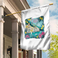 Ciao Bella Italy Amalfi Coast Garden Flag Lemons and Florals Nostalgic Village - Wonder Print Shop