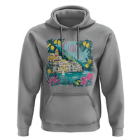 Ciao Bella Italy Amalfi Coast Hoodie Lemons and Florals Nostalgic Village - Wonder Print Shop