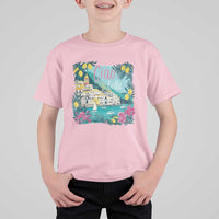 Ciao Bella Italy Amalfi Coast T Shirt For Kid Lemons and Florals Nostalgic Village - Wonder Print Shop