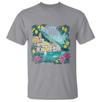 Ciao Bella Italy Amalfi Coast T Shirt Lemons and Florals Nostalgic Village - Wonder Print Shop