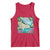 Ciao Bella Italy Amalfi Coast Tank Top Lemons and Florals Nostalgic Village - Wonder Print Shop