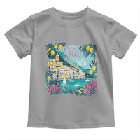 Ciao Bella Italy Amalfi Coast Toddler T Shirt Lemons and Florals Nostalgic Village - Wonder Print Shop