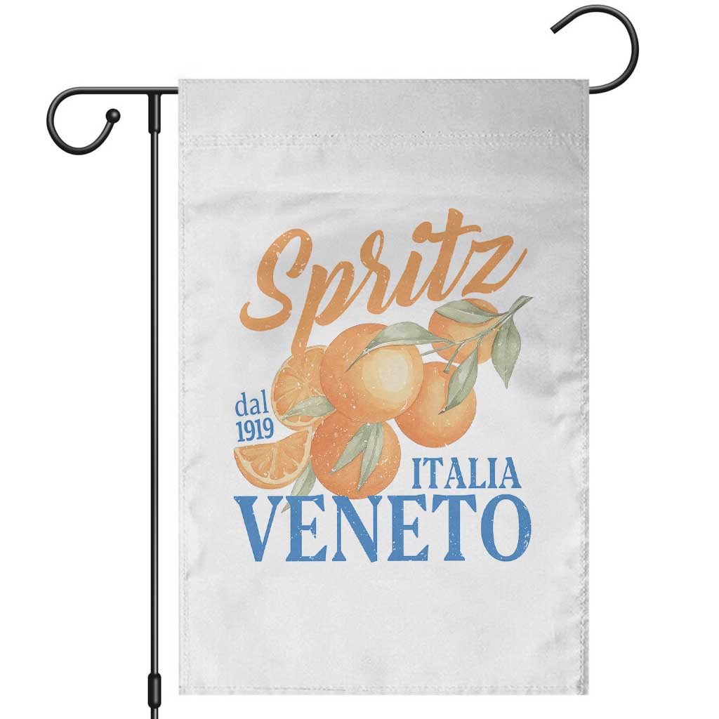 Spritz Italia Veneto Dal 1919 Garden Flag Vintage Aperitivo Orange Italian Cocktail - Wonder Print Shop