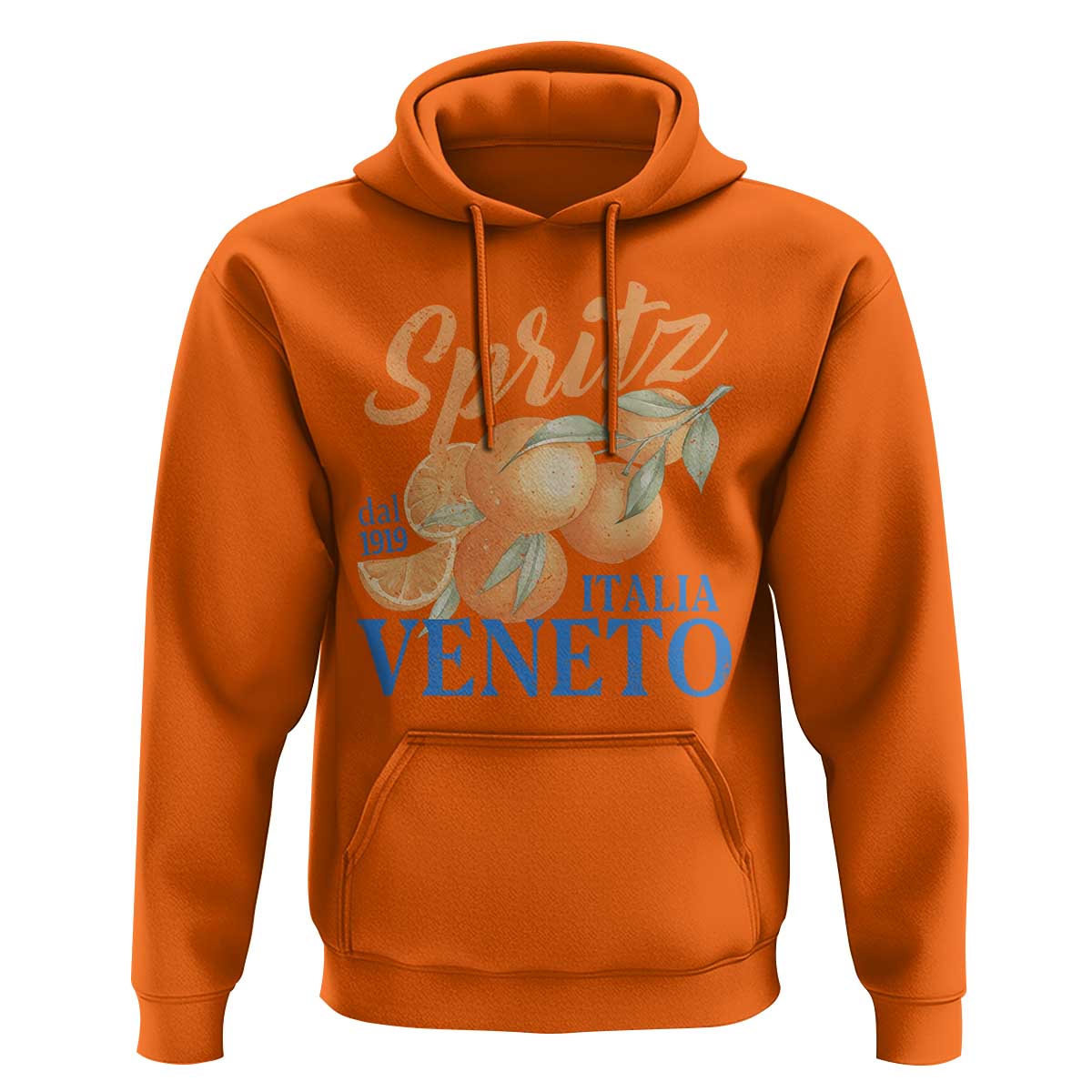 Spritz Italia Veneto Dal 1919 Hoodie Vintage Aperitivo Orange Italian Cocktail - Wonder Print Shop