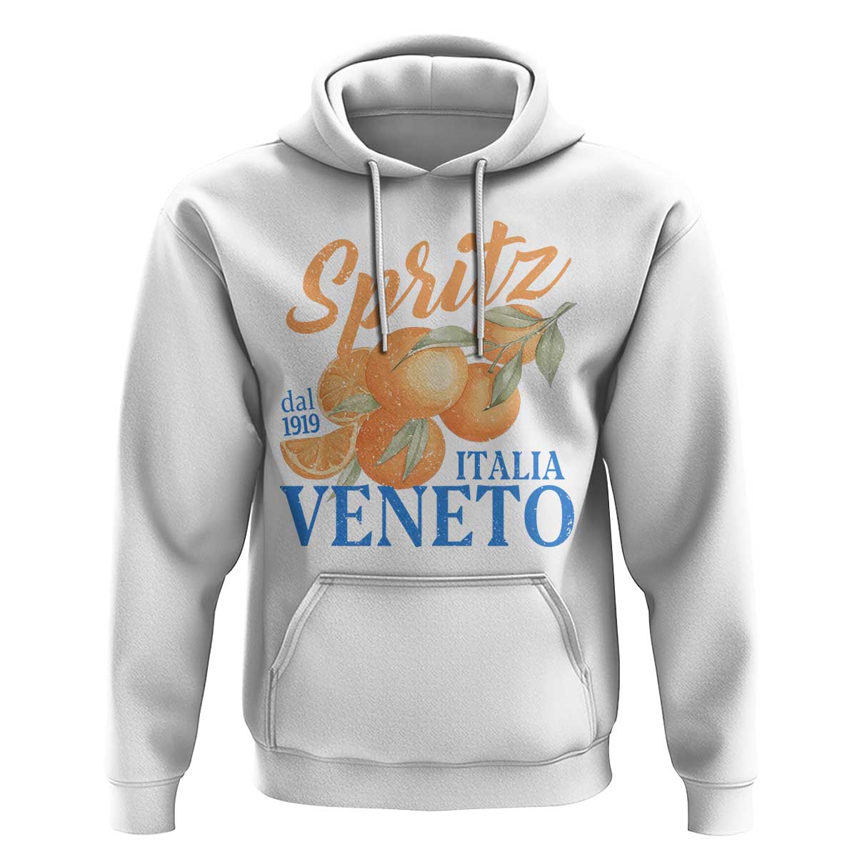 Spritz Italia Veneto Dal 1919 Hoodie Vintage Aperitivo Orange Italian Cocktail - Wonder Print Shop