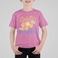 Spritz Italia Veneto Dal 1919 T Shirt For Kid Vintage Aperitivo Orange Italian Cocktail - Wonder Print Shop