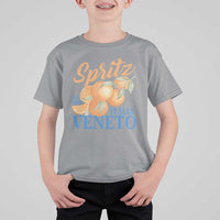 Spritz Italia Veneto Dal 1919 T Shirt For Kid Vintage Aperitivo Orange Italian Cocktail - Wonder Print Shop